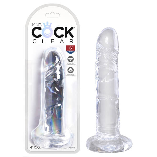 King Cock Clear 6'' Cock - ClubX